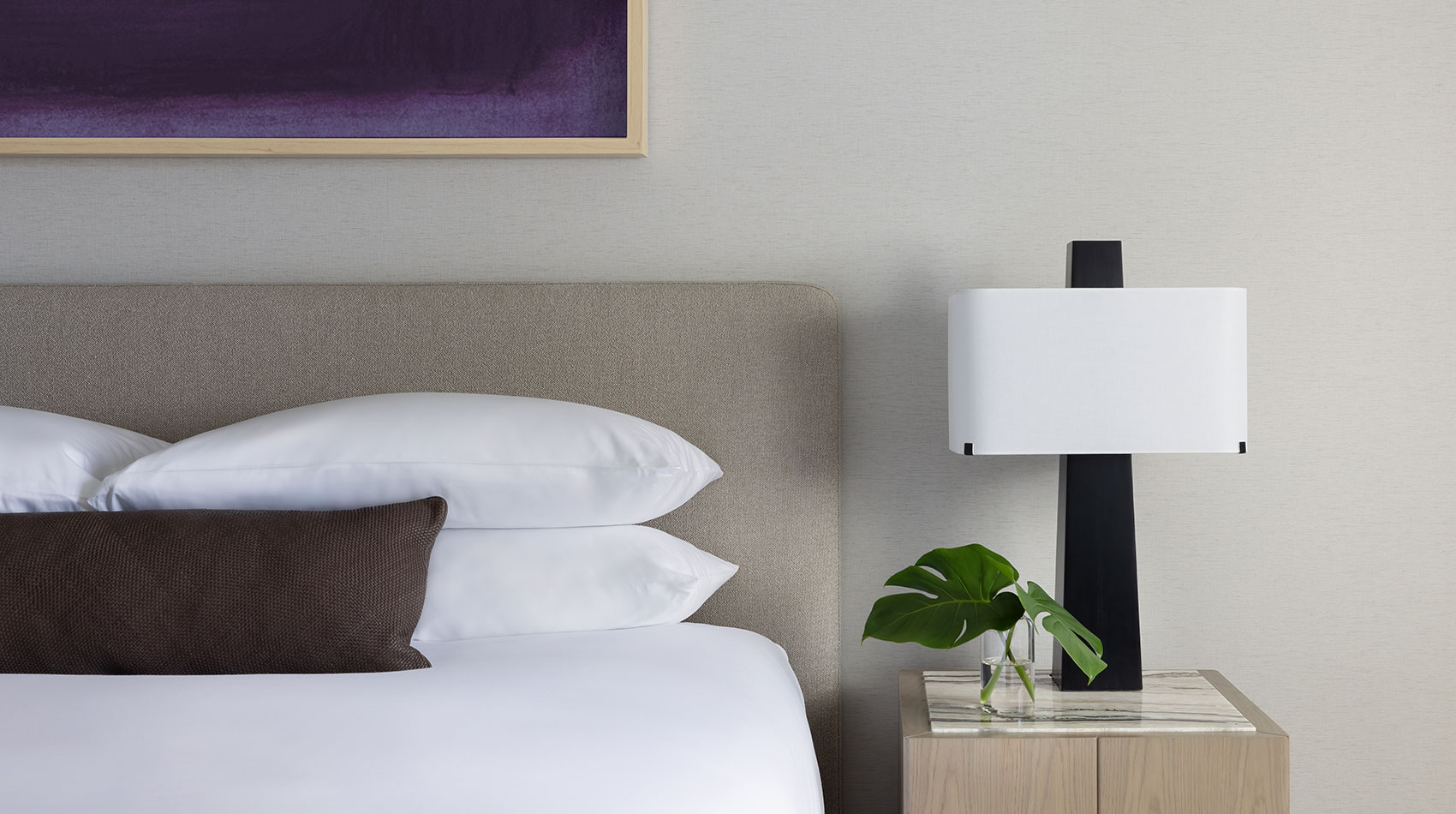 claret guestroom lounge area